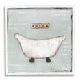 thumbnail image 1 of Stupell Industries Relax Bathtub Pastels Bath, 24 x 24,Design by Cassandra Cushman, 1 of 6