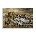 thumbnail image 1 of Stupell Industries Relaxing Leopard Scenery Animals & Insects Painting White Framed Art Print Wall Art, 18 x 12, 1 of 10