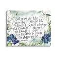 thumbnail image 1 of Stupell Industries Religious Perseverance Quote Floral Watercolor Painting Effect Graphic Art Gallery Wrapped Canvas Print Wall Art, Design by Valerie Wieners, 1 of 5