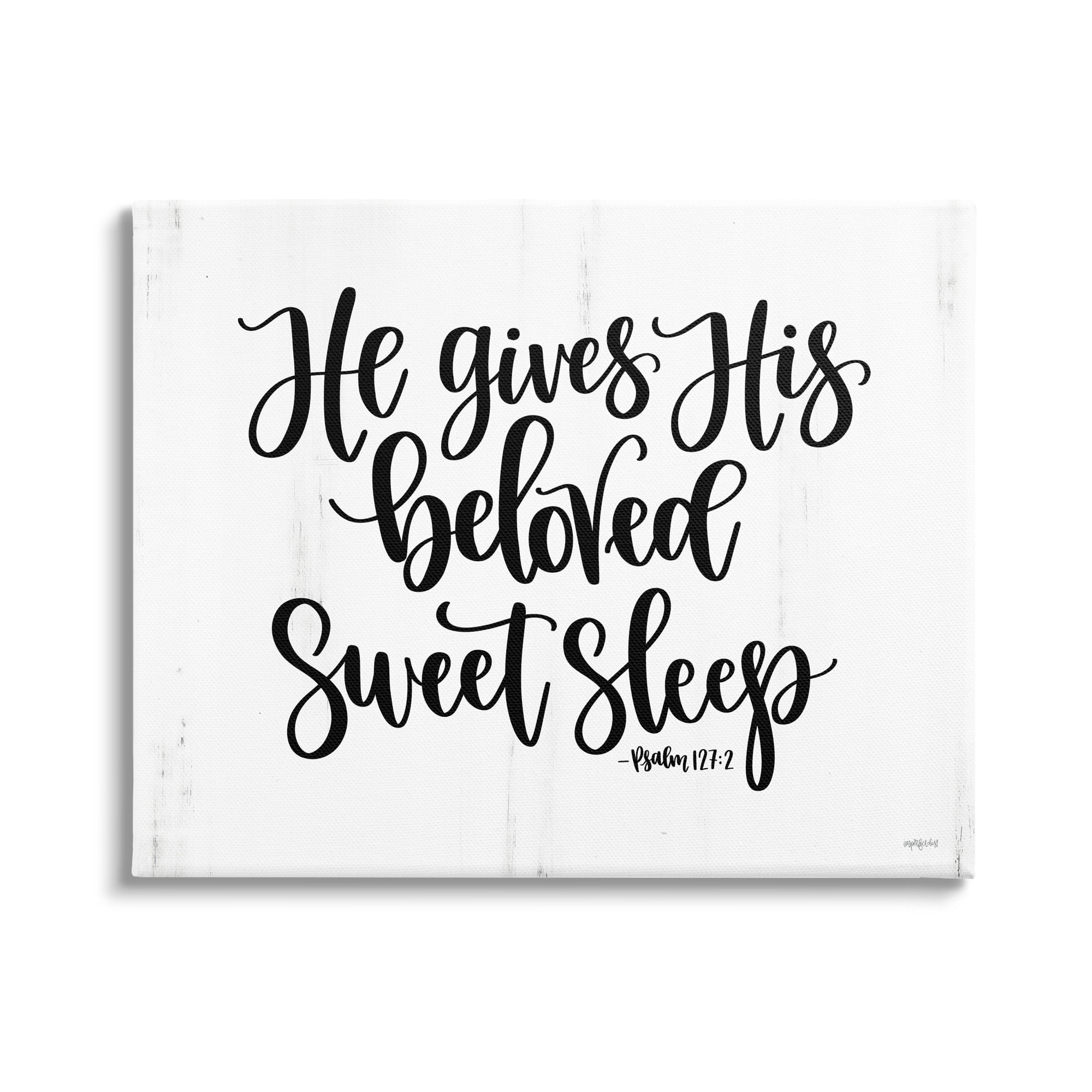 Stupell Industries Religious Proverb Bible Verse Quote Grain Pattern Graphic Art Gallery Wrapped Canvas Print Wall Art, Design by Imperfect Dust
