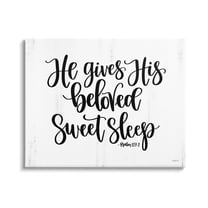Stupell Industries Religious Proverb Bible Verse Quote Grain Pattern Graphic Art Gallery Wrapped Canvas Print Wall Art, Design by Imperfect Dust