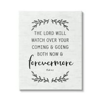 Stupell Industries Religious Scripture Prayer Comforting Typography Sign Graphic Art Gallery Wrapped Canvas Print Wall Art, Design by Lettered and Lined