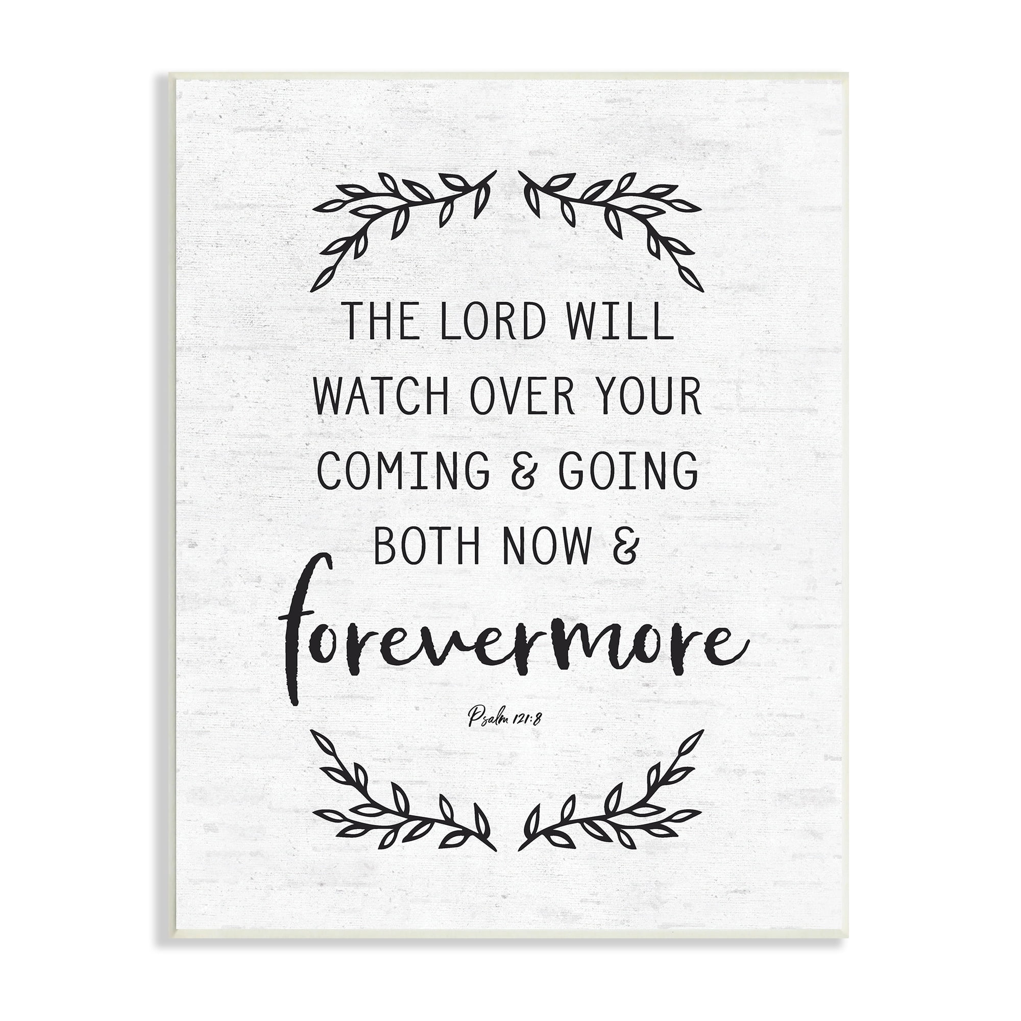 Stupell Industries Religious Scripture Prayer Comforting Typography Sign Graphic Art Unframed Art Print Wall Art, Design by Lettered and Lined