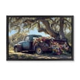 thumbnail image 1 of Stupell Industries Farmhouse Repurposed Truck Filled with Flowers Black Floating Frame Canvas Art, 25 x 17, by Franklyn Gregory, 1 of 8