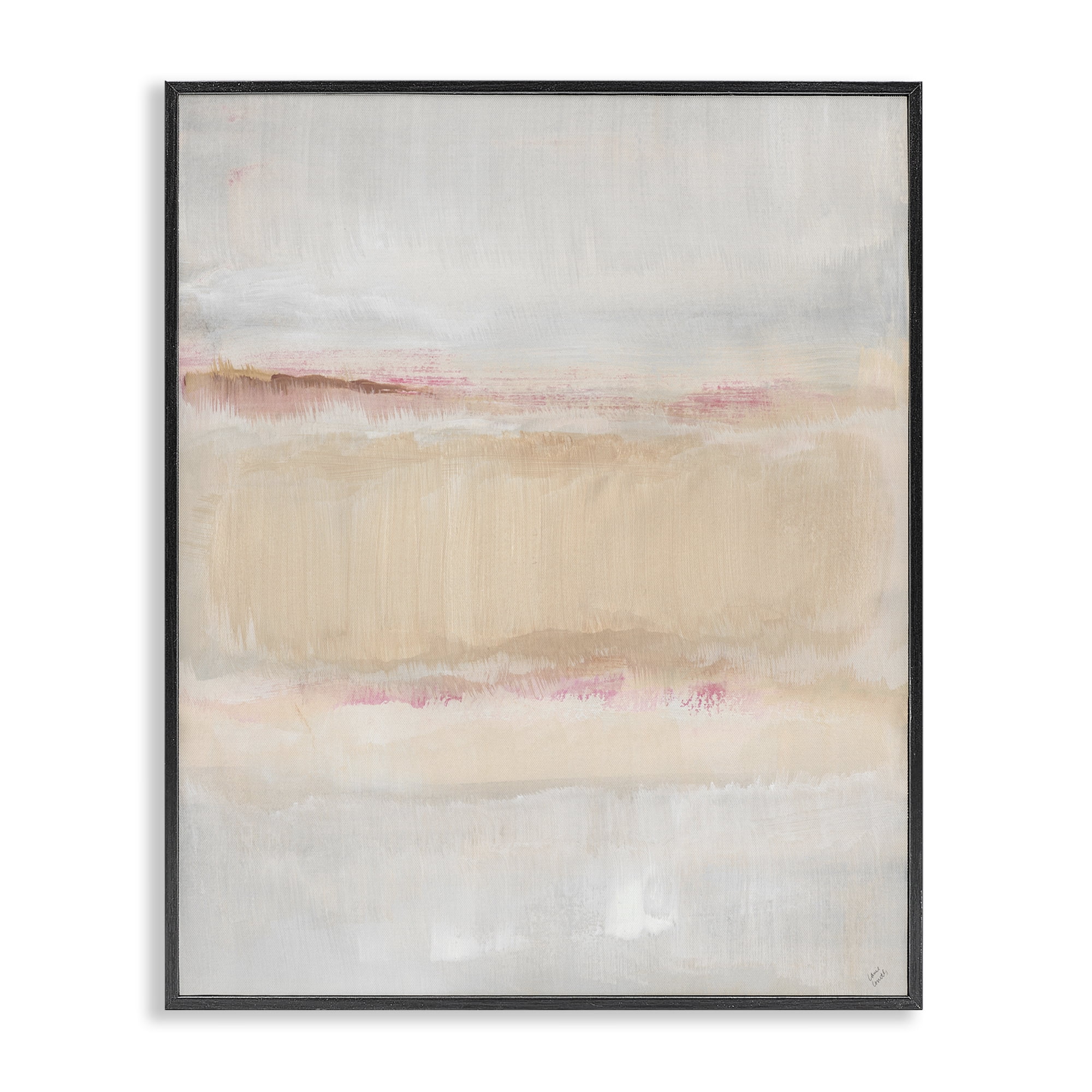 Stupell Industries Restful Misty Landscape Black Framed Giclee Art, design by Lanie Loreth
