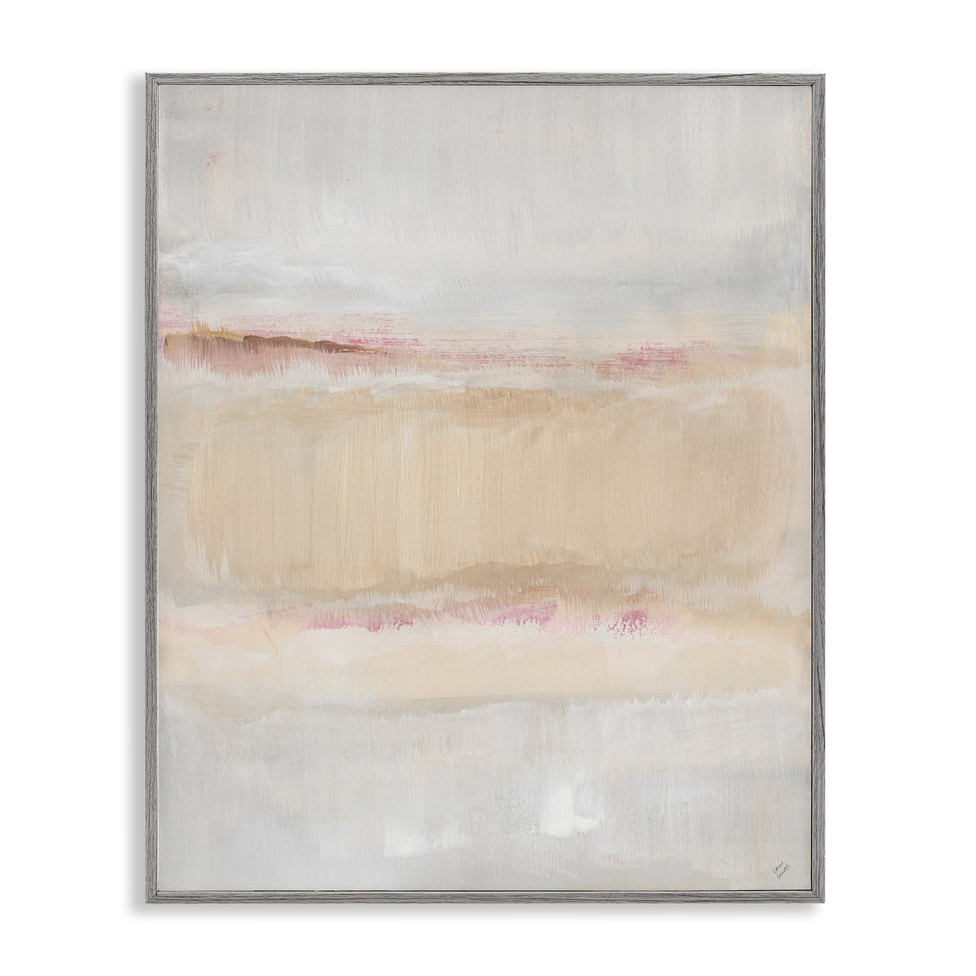 Stupell Industries Restful Misty Landscape Gray Framed Giclee Art, design by Lanie Loreth