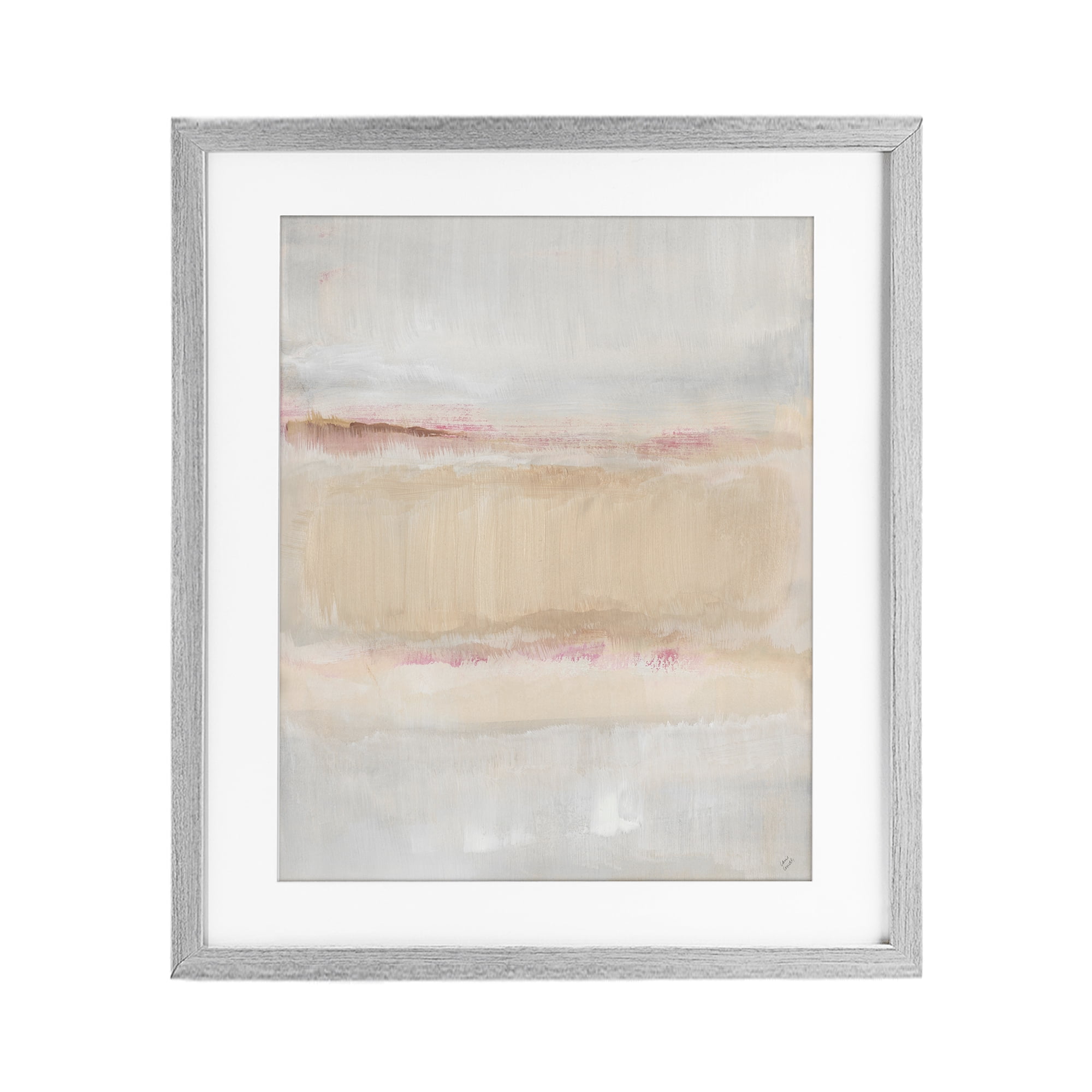 Stupell Industries Restful Misty Landscape Gray Framed Print Under Glass, design by Lanie Loreth