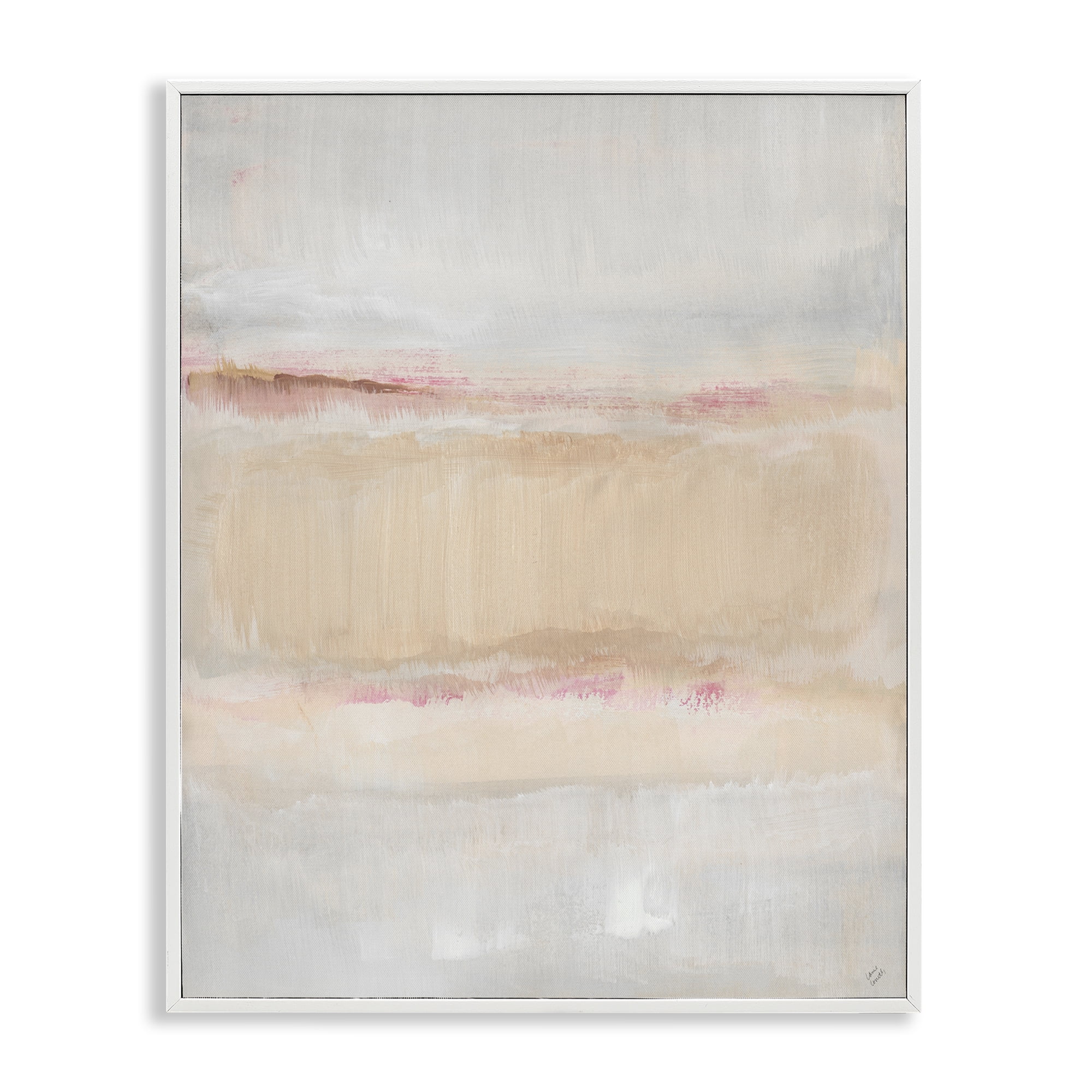 Stupell Industries Restful Misty Landscape White Framed Giclee Art, design by Lanie Loreth