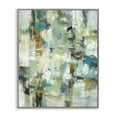 thumbnail image 1 of Stupell Industries Restless Green Abstraction Abstract Painting Gray Framed Art Print Wall Art, 11 x 14, 1 of 2