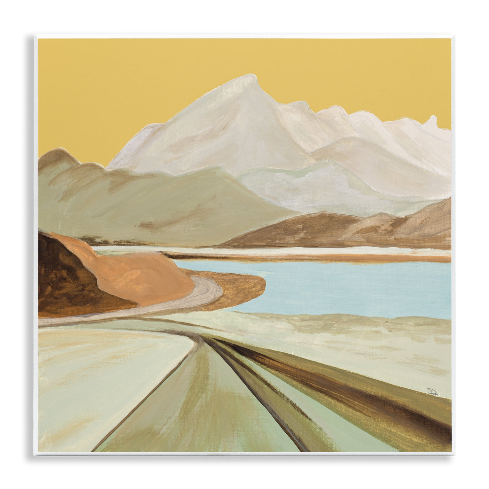 Stupell Industries Retorno Mountain Sunrise Wall Plaque Art, design by Patricia Pinto