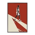 thumbnail image 1 of Stupell Industries Modern Retro Basketball Legend Black Framed Giclee Art, 12 x 18, by Ray Powers, 1 of 8