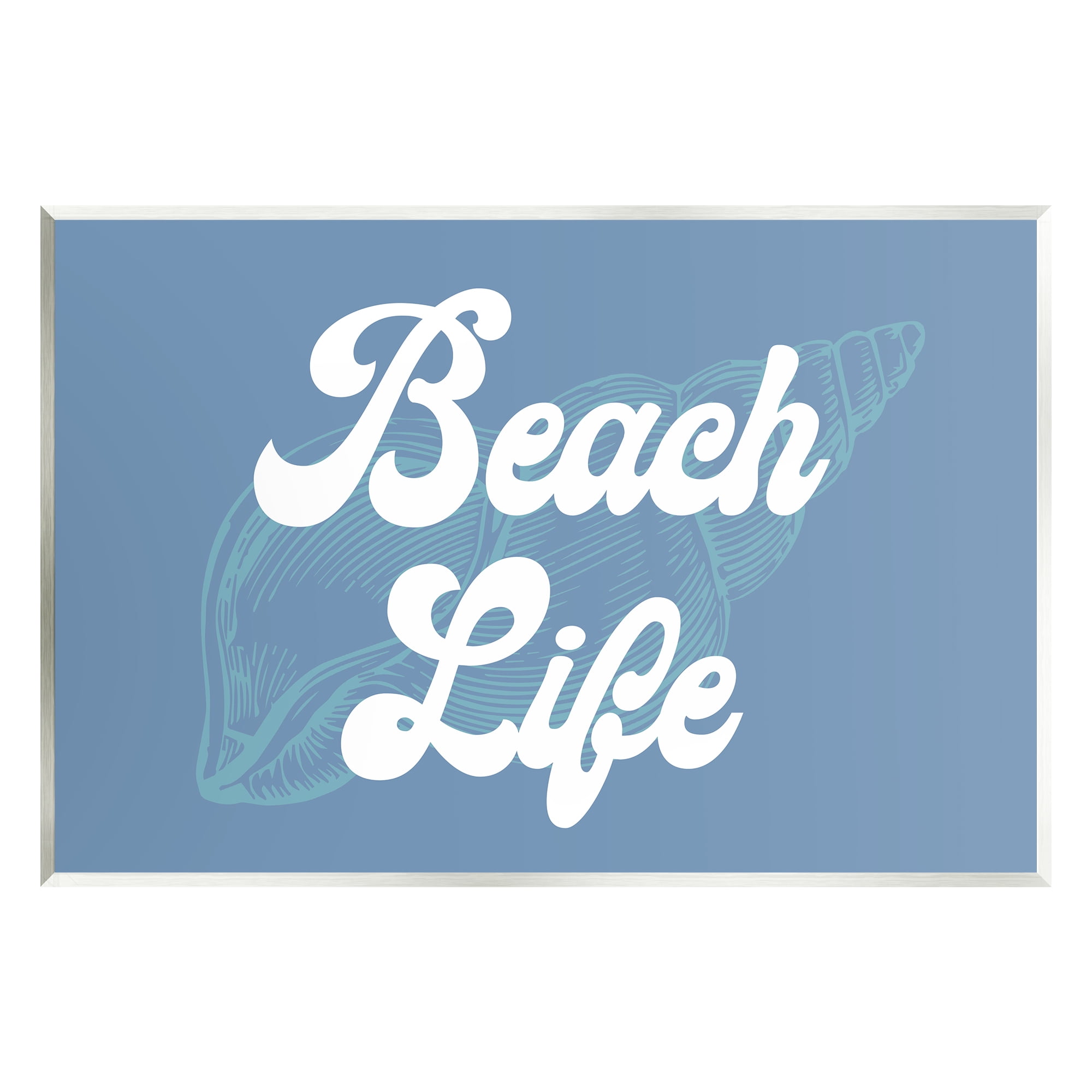 Stupell Industries Retro Beach Life Phrase Animals & Insects Painting Unframed Art Print Wall Art, 19 x 13
