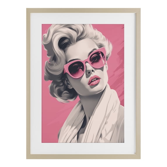 Stupell Industries Traditional Retro Chic Glamour Birch Framed Print Under Glass, 14 x 20, by Andrea Haase
