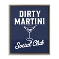 thumbnail image 1 of Stupell Industries Mid-Century Retro Dirty Martini Club Brown Floating Frame Canvas Art, 17 x 21, by Lettered and Lined, 1 of 8