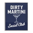 thumbnail image 1 of Stupell Industries Mid-Century Retro Dirty Martini Club Gray Framed Giclee Art, 24 x 30, by Lettered and Lined, 1 of 8