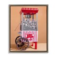 thumbnail image 1 of Stupell Industries Eclectic Retro Disco Popcorn Machine Brown Floating Frame Canvas Art, 17 x 21, by LISH Creative, 1 of 8