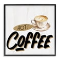thumbnail image 1 of Stupell Industries Traditional Retro Fresh Hot Coffee Black Framed Giclee Art, 12 x 12, by Kim Allen, 1 of 8