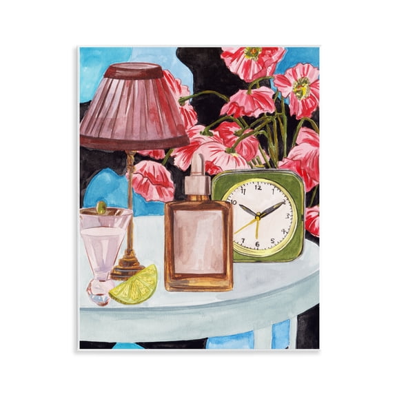 Stupell Industries Retro Glow Still Life Fashion Painting Unframed Art Print Wall Art, 11 x 14