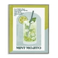 thumbnail image 1 of Stupell Industries Modern Retro Mint Mojito Recipe Gray Framed Giclee Art, 11 x 14, by Deane Beesley, 1 of 8