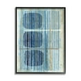 thumbnail image 1 of Stupell Industries Retro Mod Shapes Blue Beige Stripes Modern Painting, 24 x 30, Design by Flora Kouta, 1 of 5