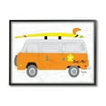 thumbnail image 1 of Stupell Industries Retro Orange Beach Cruiser Surf Sport Black Framed by Mark Higden, 1 of 5