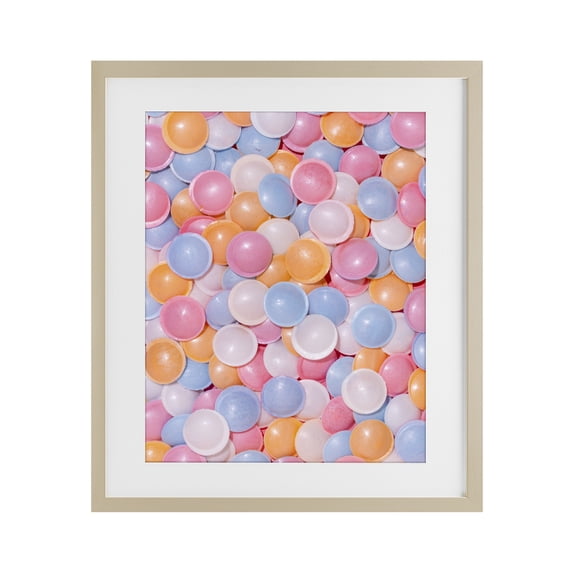 Stupell Industries Modern Retro Pastel Candies Birch Framed Print Under Glass, 13 x 16, by LISH Creative