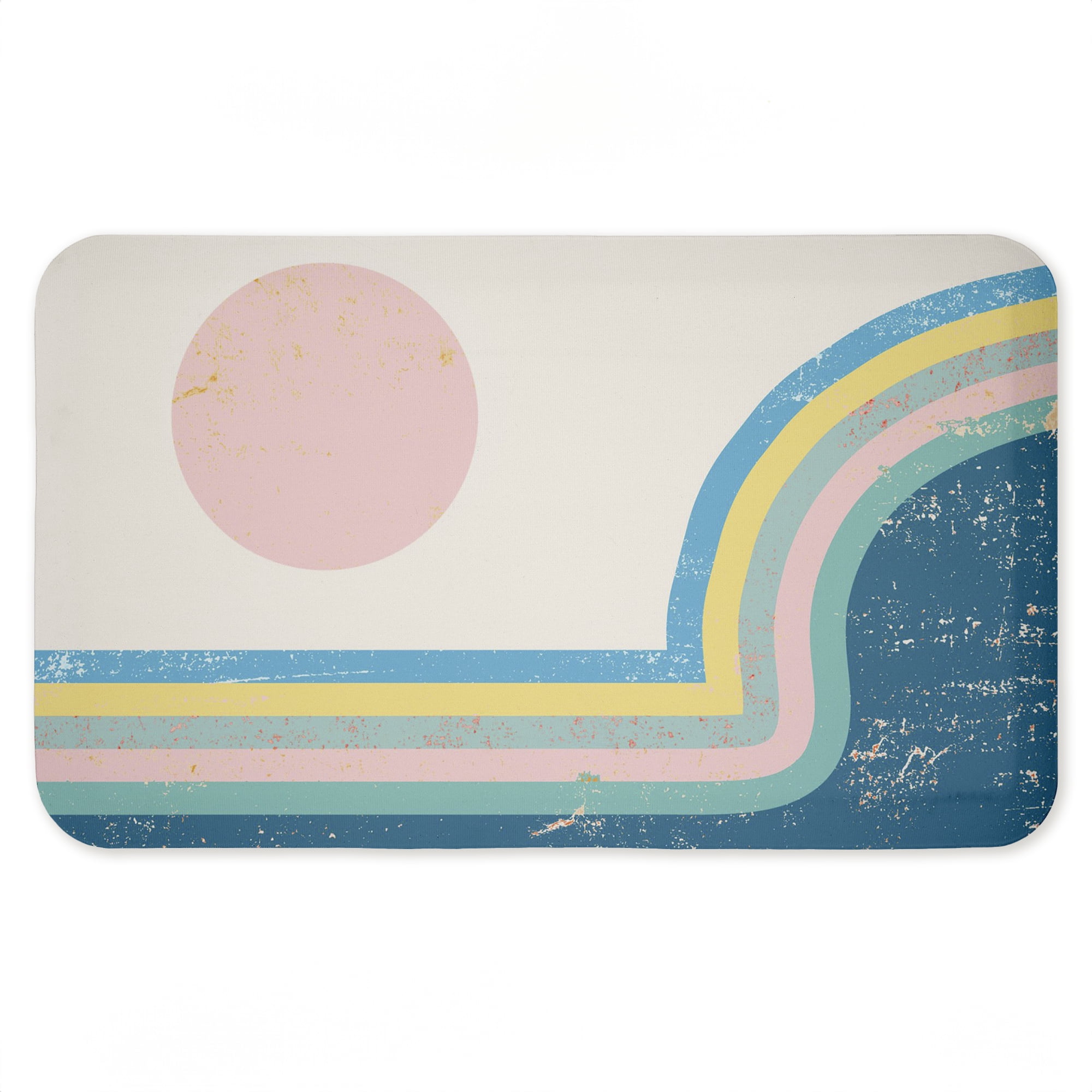 Stupell Industries Retro Rainbow Arches Printed Anti-Fatigue Floor Mat, design by Ziwei Li
