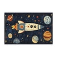 thumbnail image 1 of Stupell Industries Contemporary Retro Rocket & Planets Canvas Art, 45 x 30, by Creative Studio, 1 of 8