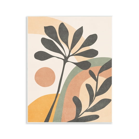 Stupell Industries Retro Sage Boho Sprigs Landscape & Nature Painting Unframed Art Print Wall Art, 11 x 14