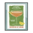 thumbnail image 1 of Stupell Industries Modern Retro Sidecar Recipe Black Framed Giclee Art, 16 x 20, by Deane Beesley, 1 of 8