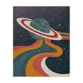 thumbnail image 1 of Stupell Industries Retro Space Planet Astrology & Stars Painting Wrapped Canvas Art Print Wall Art, 30 x 40, 1 of 8