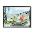 thumbnail image 1 of Stupell Industries Retro Station Wagon Rustic Christmas Travel Wrapped Presents, 14 x 11, Design by Jennifer Paxton ParkerÃÃÂ&nbsp;, 1 of 7