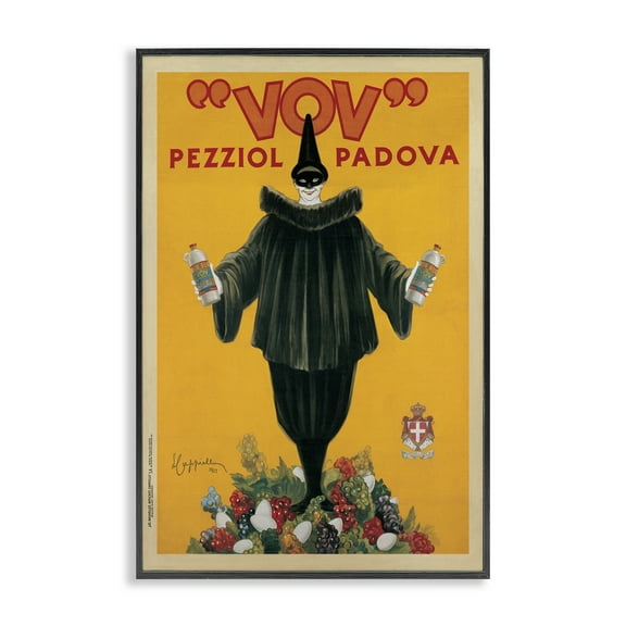 Stupell Industries Retro Vintage Alcohol Poster Advertisements Painting Black Framed Art Print Wall Art, 12 x 18