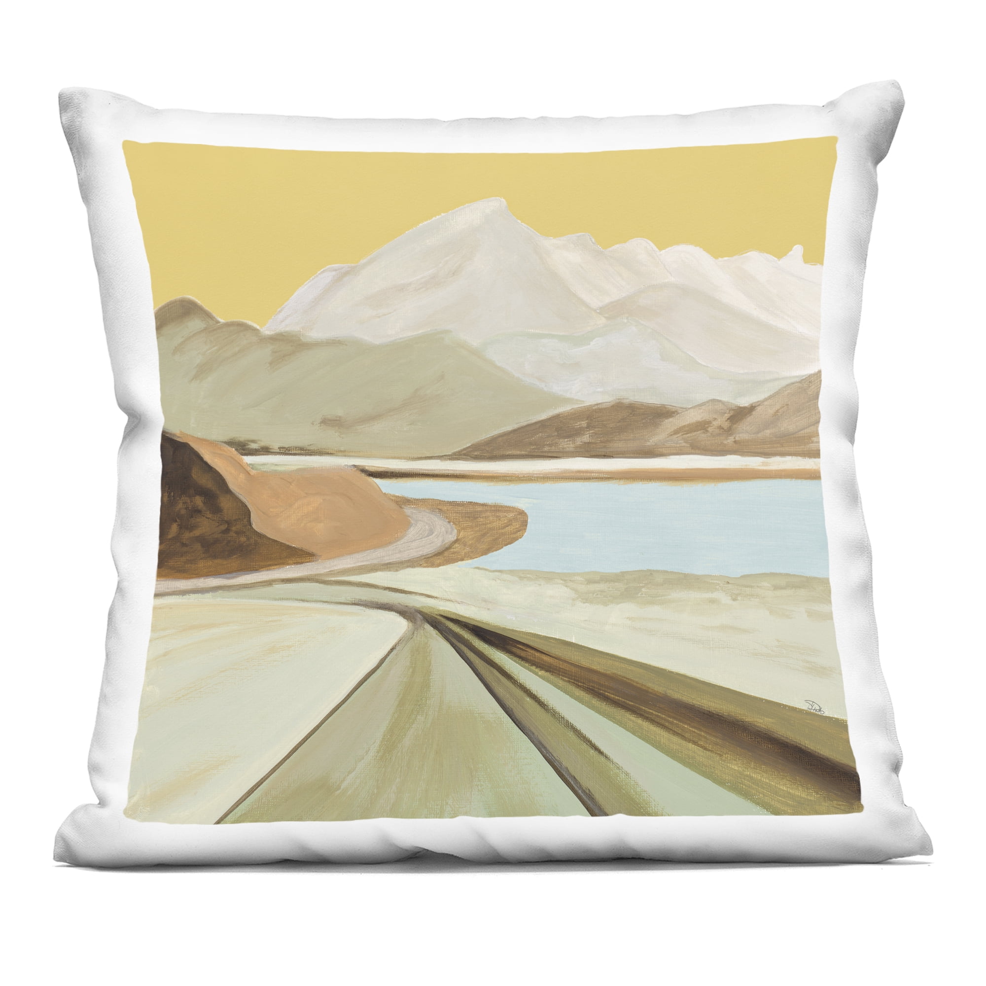 Stupell Industries Return Warm Mountain View Decorative Printed Throw Pillow, design by Patricia Pinto