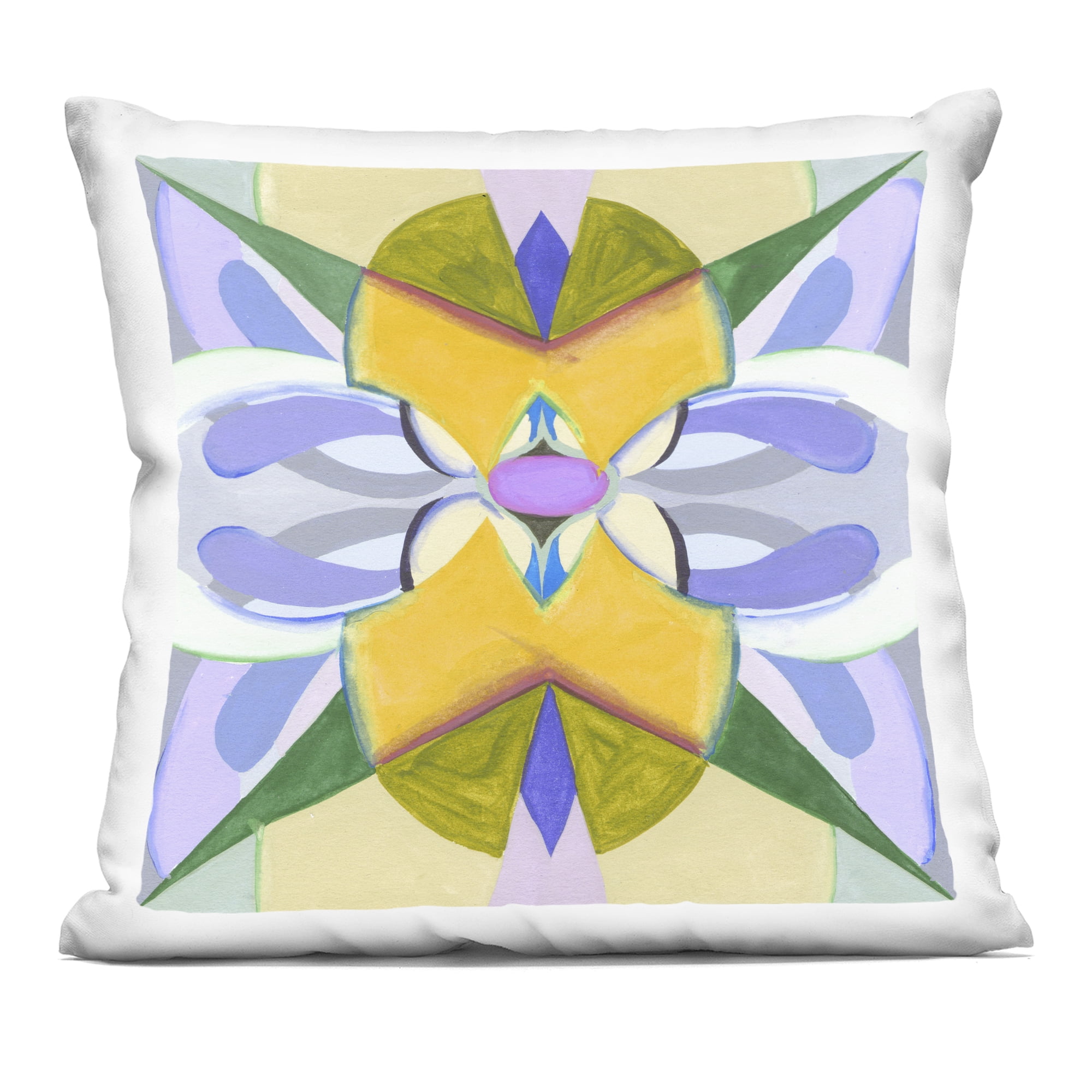 Stupell Industries Revival Kaleidoscope Symmetry Decorative Printed Throw Pillow, design by Melissa Wang