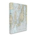 thumbnail image 1 of Stupell Industries Rhode Island Coastal Map Prudence Jamestown Newport, 36 x 48, Designed by Daphne Polselli, 1 of 6