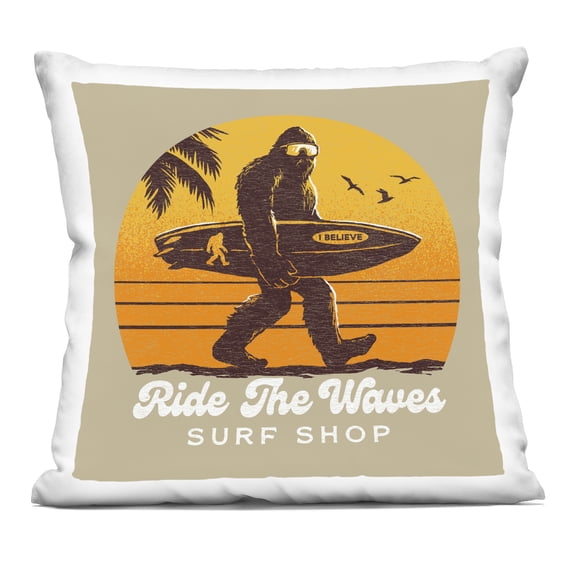 Stupell Industries Ride The Waves Surf Shop Decorative Printed Throw Pillow, design by Jedco Brands Inc.