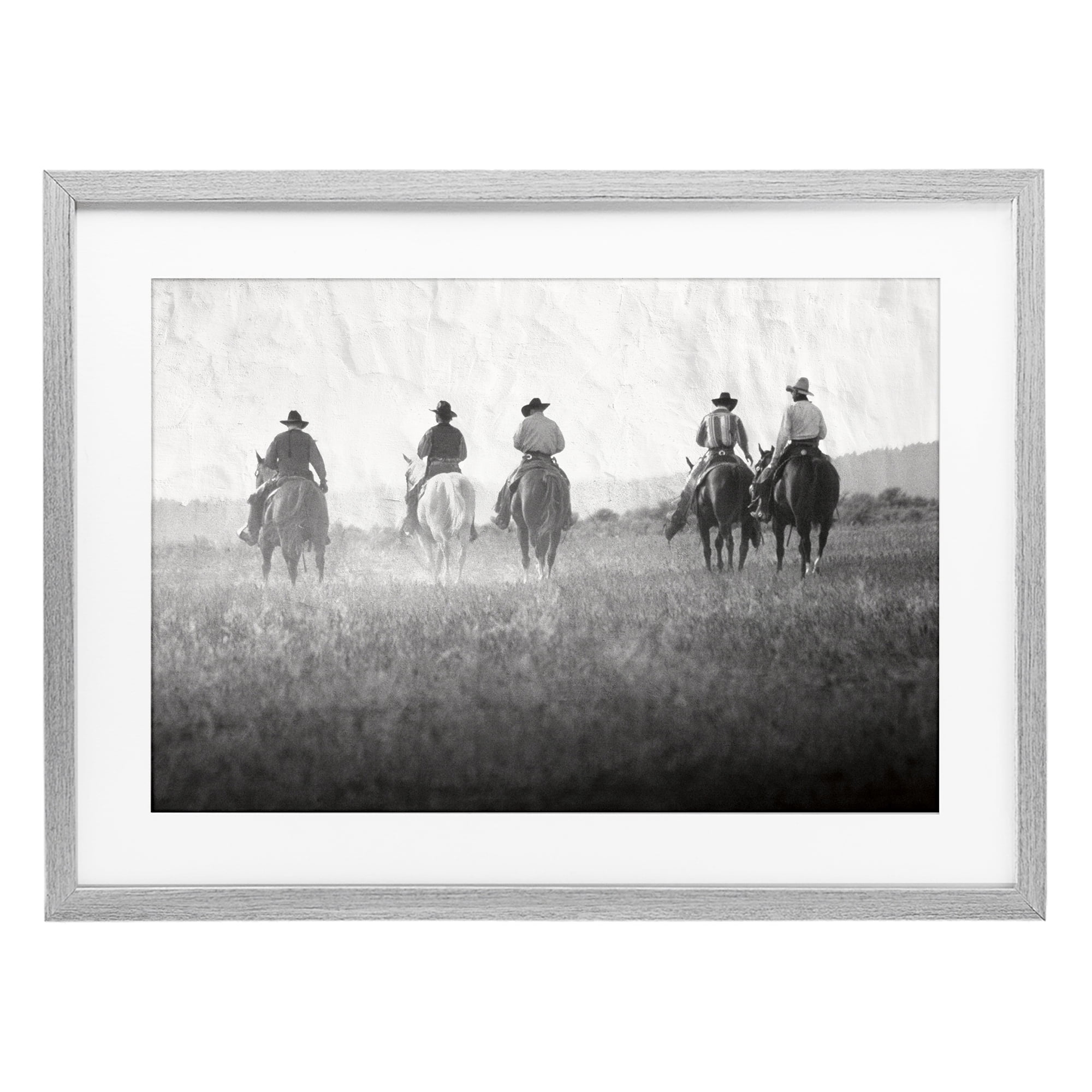 Stupell Industries Riding Toward The Horizon Gray Framed Print Under Glass, design by Superstock
