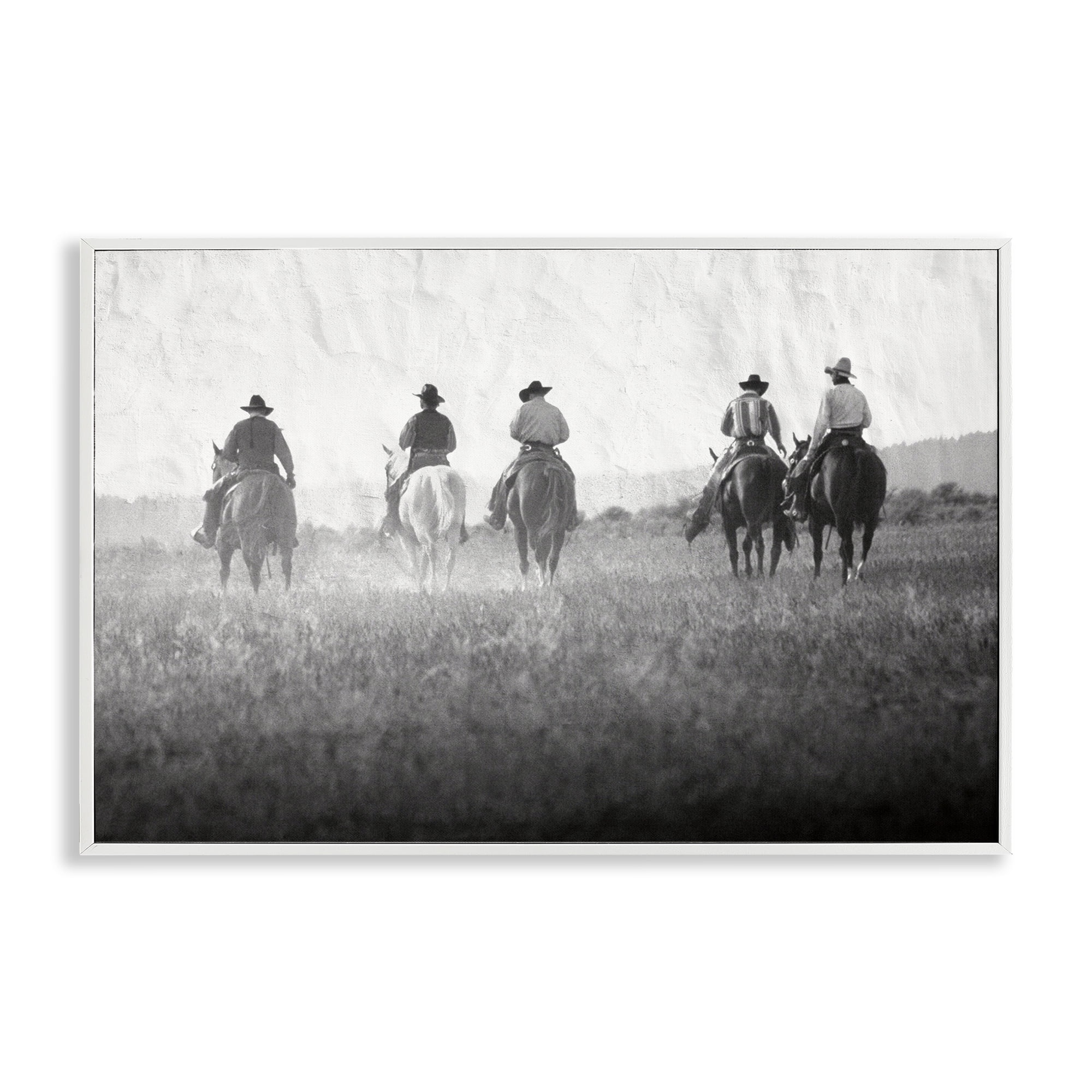 Stupell Industries Riding Toward The Horizon White Framed Giclee Art, design by Superstock