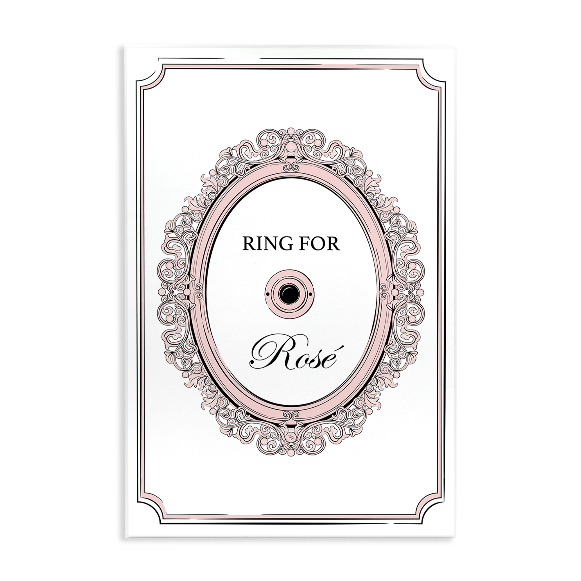 Stupell Industries Ring for Rose Food & Beverage Painting Unframed Art Print Wall Art, 10 x 15