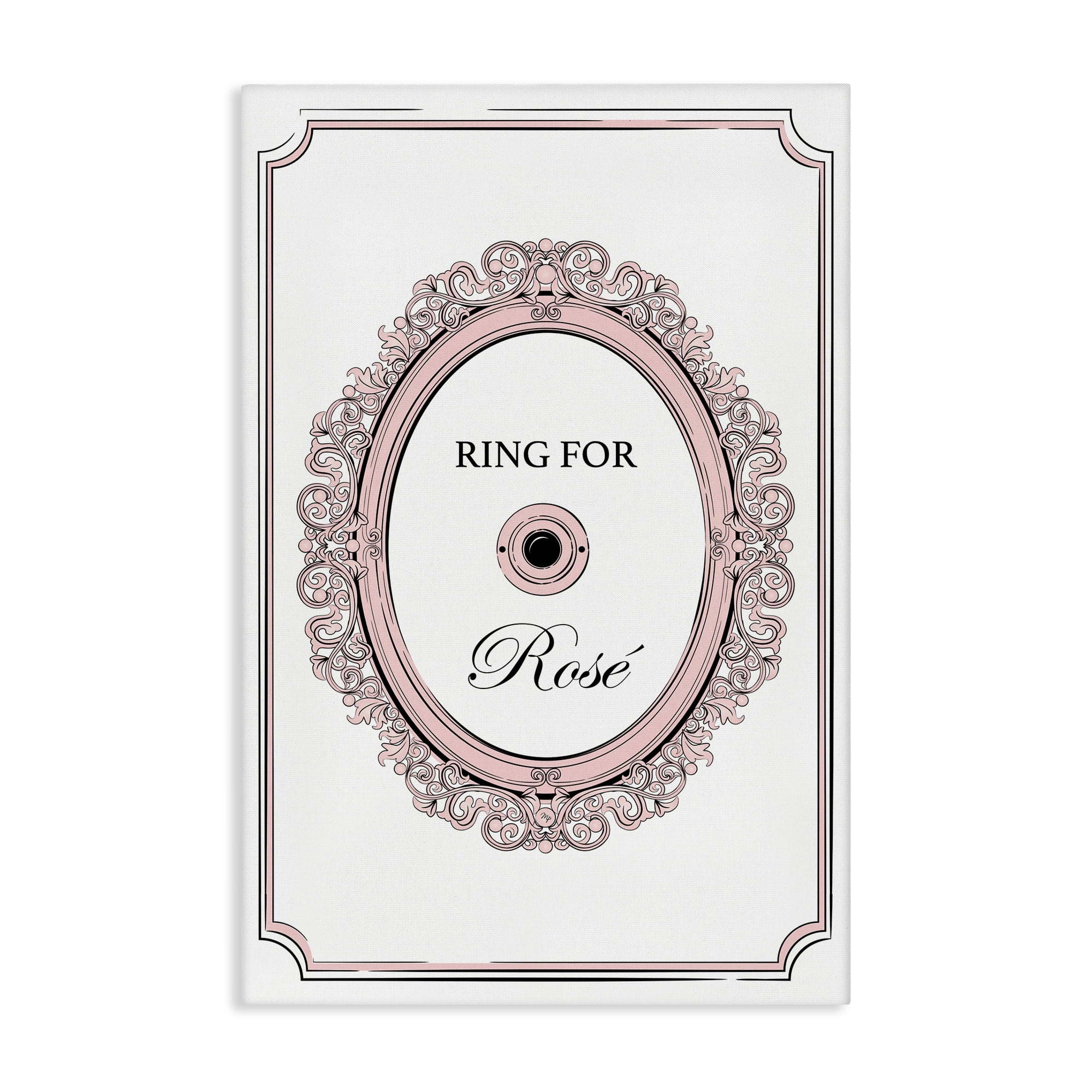 Stupell Industries Ring for Rose Food & Beverage Painting Wrapped Canvas Art Print Wall Art, 20 x 30