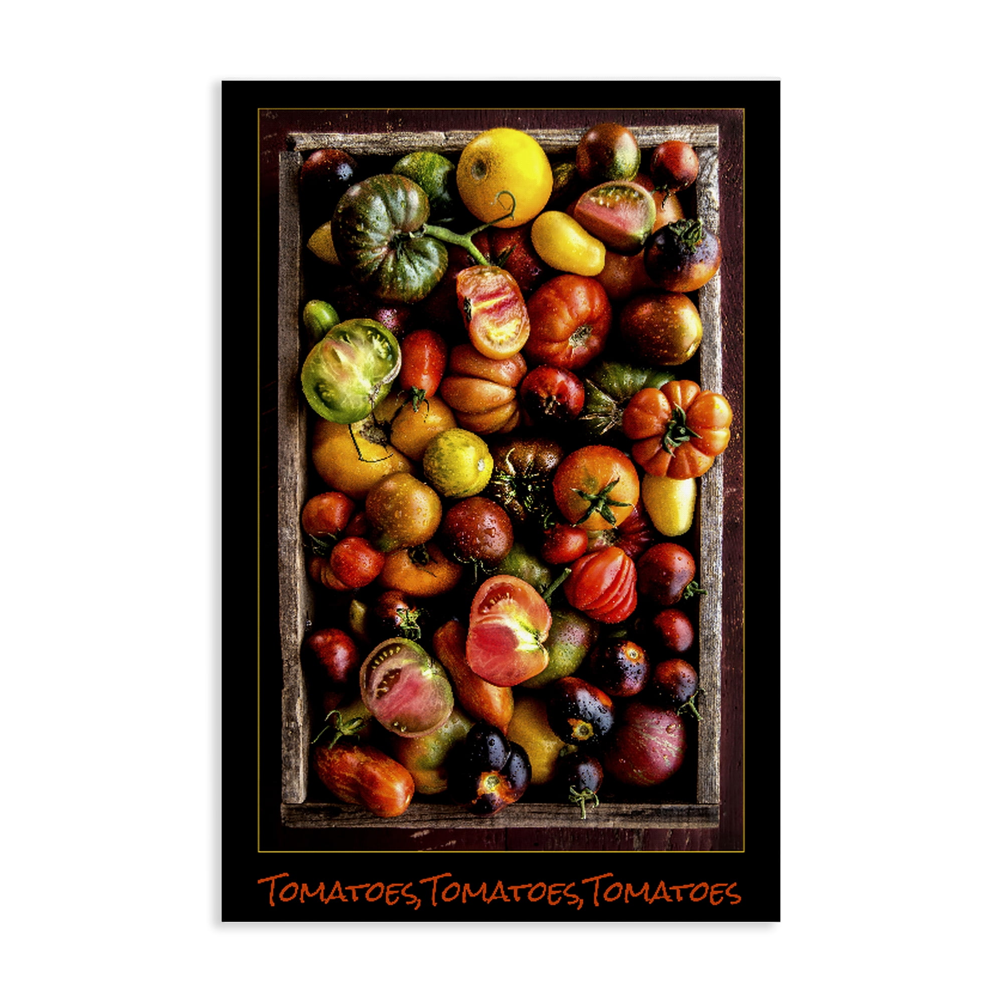 Stupell Industries Ripe & Bountiful Tomato Harvest Canvas Wall Art, design by Carl Kravats