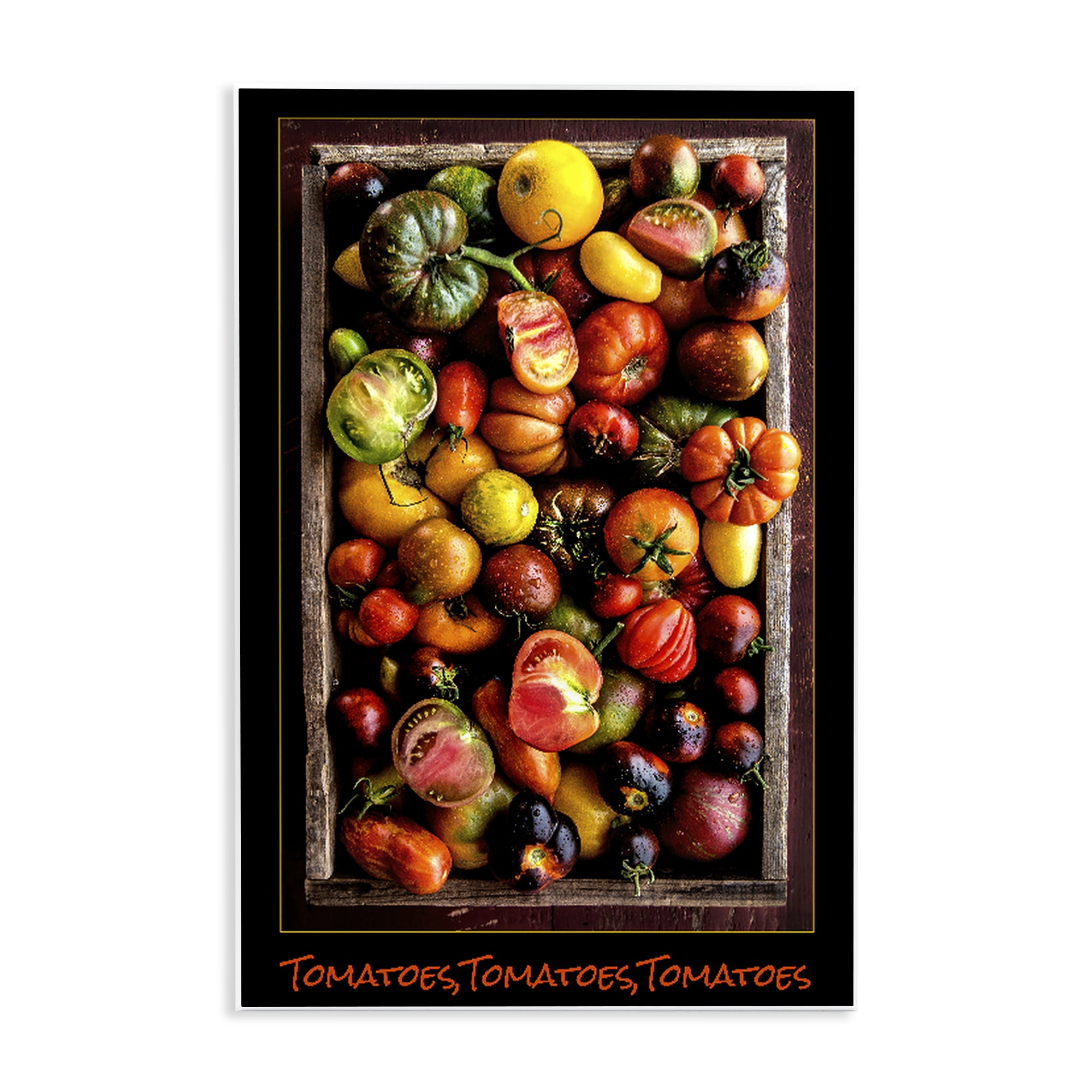 Stupell Industries Ripe & Bountiful Tomato Harvest Wall Plaque Art, design by Carl Kravats