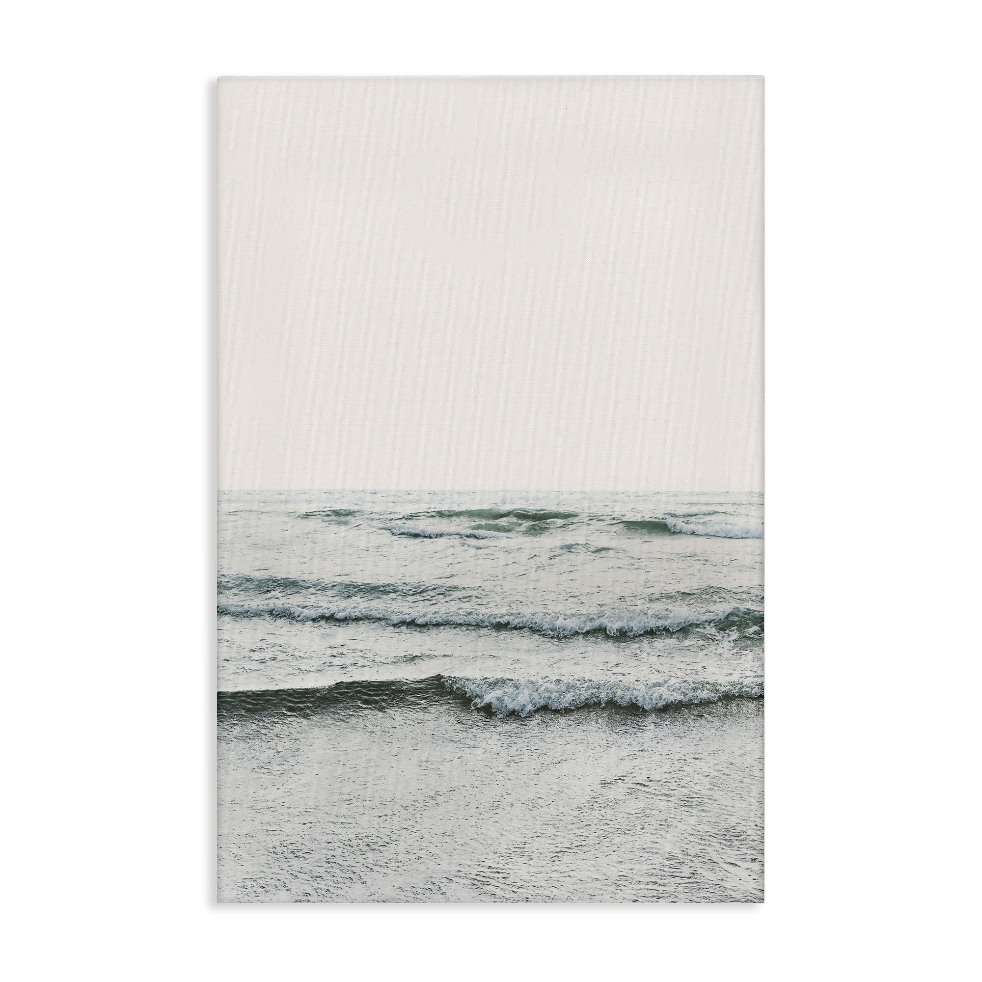 Stupell Industries Rippling Ocean Tide Nautical & Beach Photography Wrapped Canvas Art Print Wall Art, 24 x 36