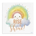 thumbnail image 1 of Stupell Industries Contemporary Rise Shine Happy Rainbow Canvas Art, 17 x 17, by Roozbeh, 1 of 8