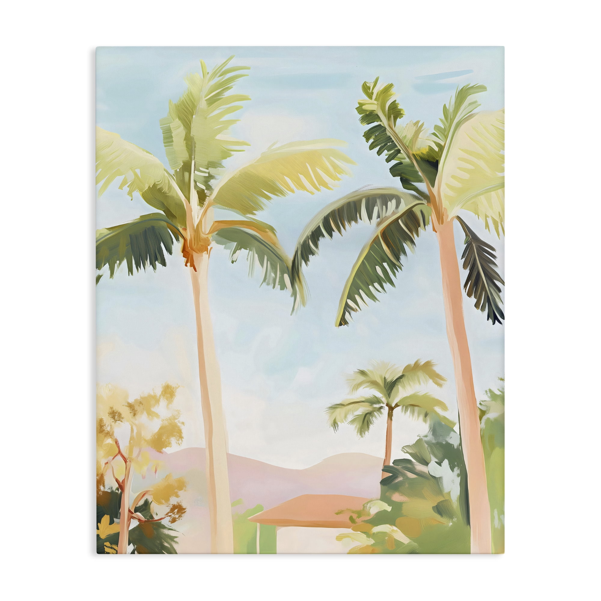 Stupell Industries Rising Above Tropical Palms Canvas Wall Art, design by The Prints Vibe