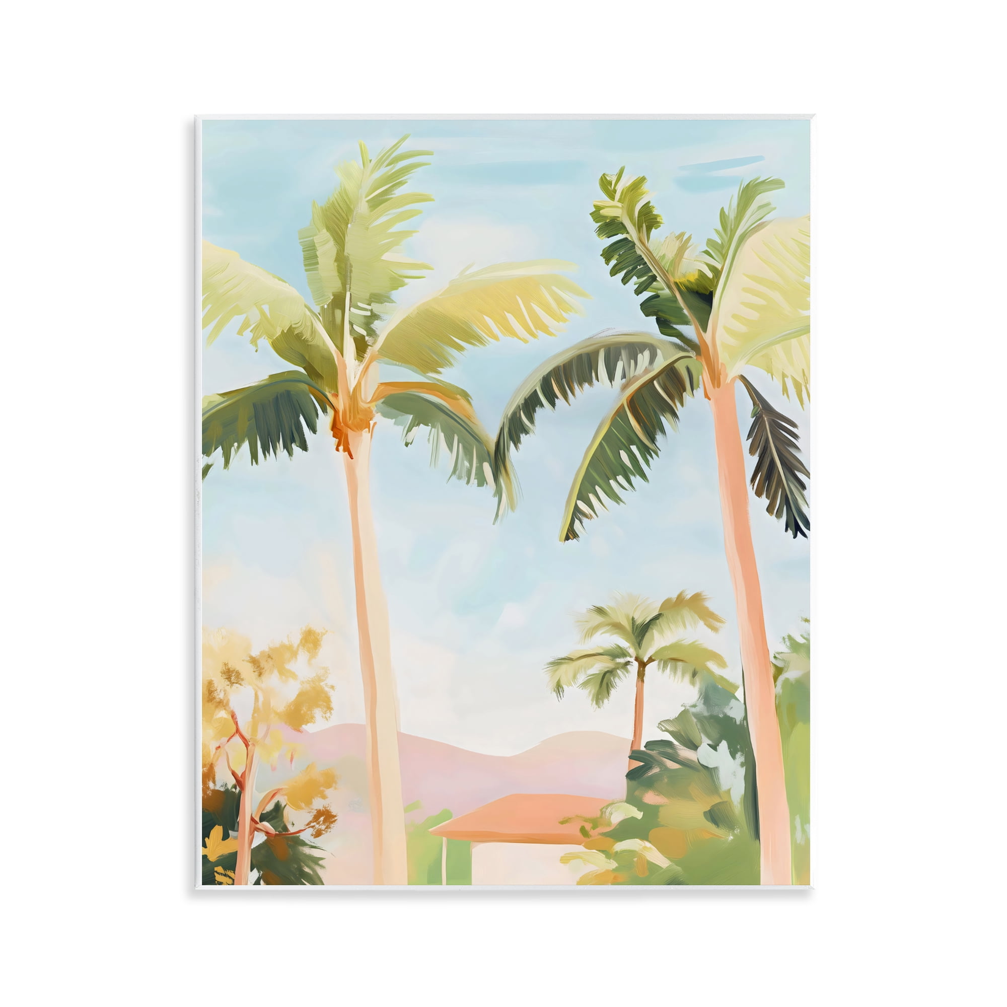 Stupell Industries Rising Above Tropical Palms Wall Plaque Art, design by The Prints Vibe