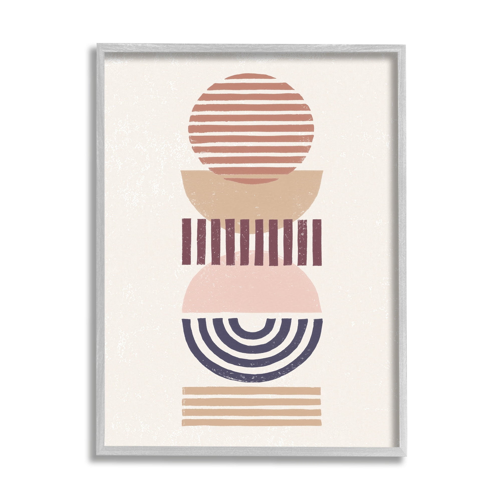 Stupell Industries Rising Sun Abstract Striped Pattern Shapes Geometric Desert, 16 x 20, Design by Moira Hershey