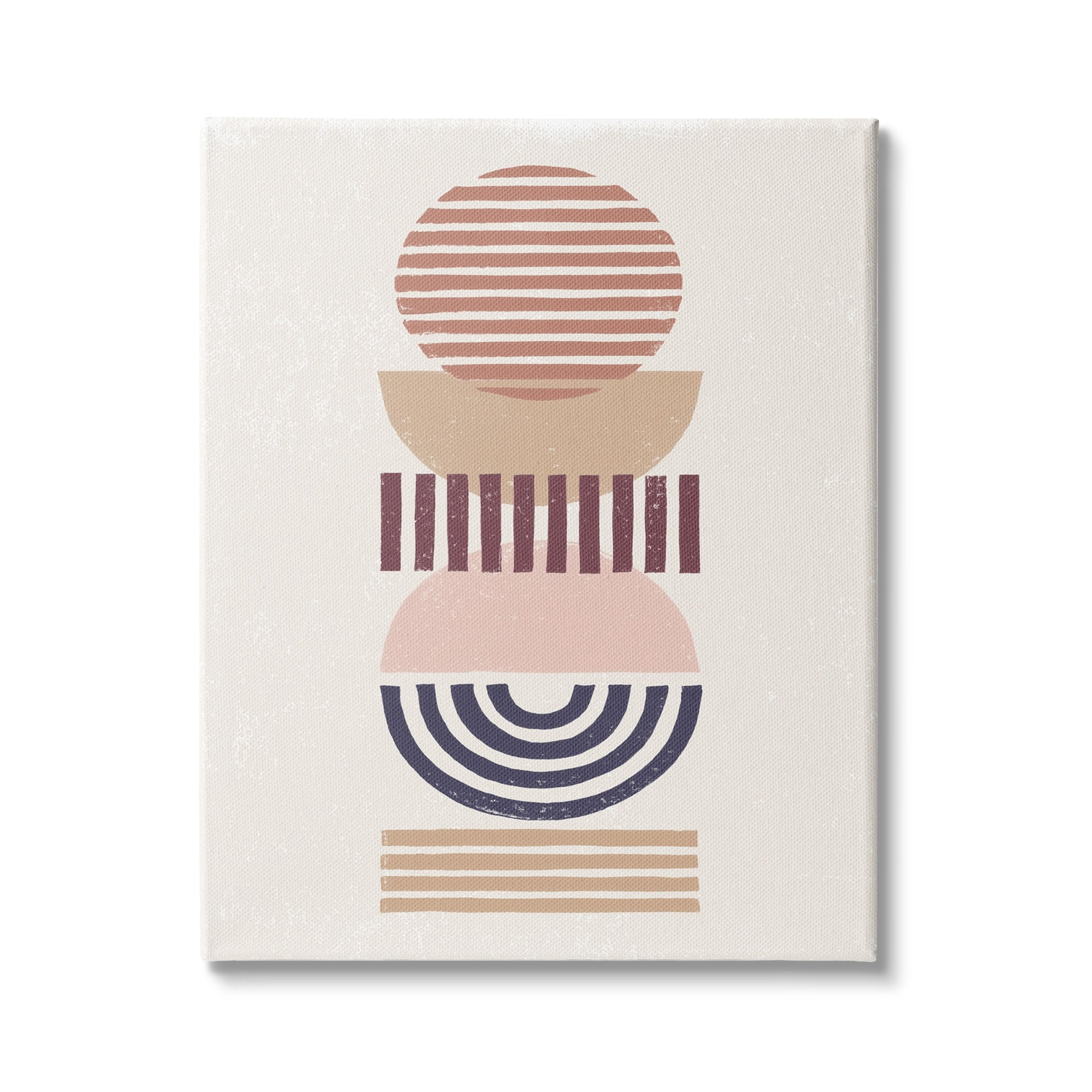 Stupell Industries Rising Sun Abstract Striped Pattern Shapes Geometric Desert, 24 x 30, Design by Moira Hershey