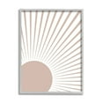 thumbnail image 1 of Stupell Industries Rising Sun Light Ray Pop Neutral Geometric Horizon Abstract Painting Gray Framed Art Print Wall Art, 16 x 20, 1 of 7